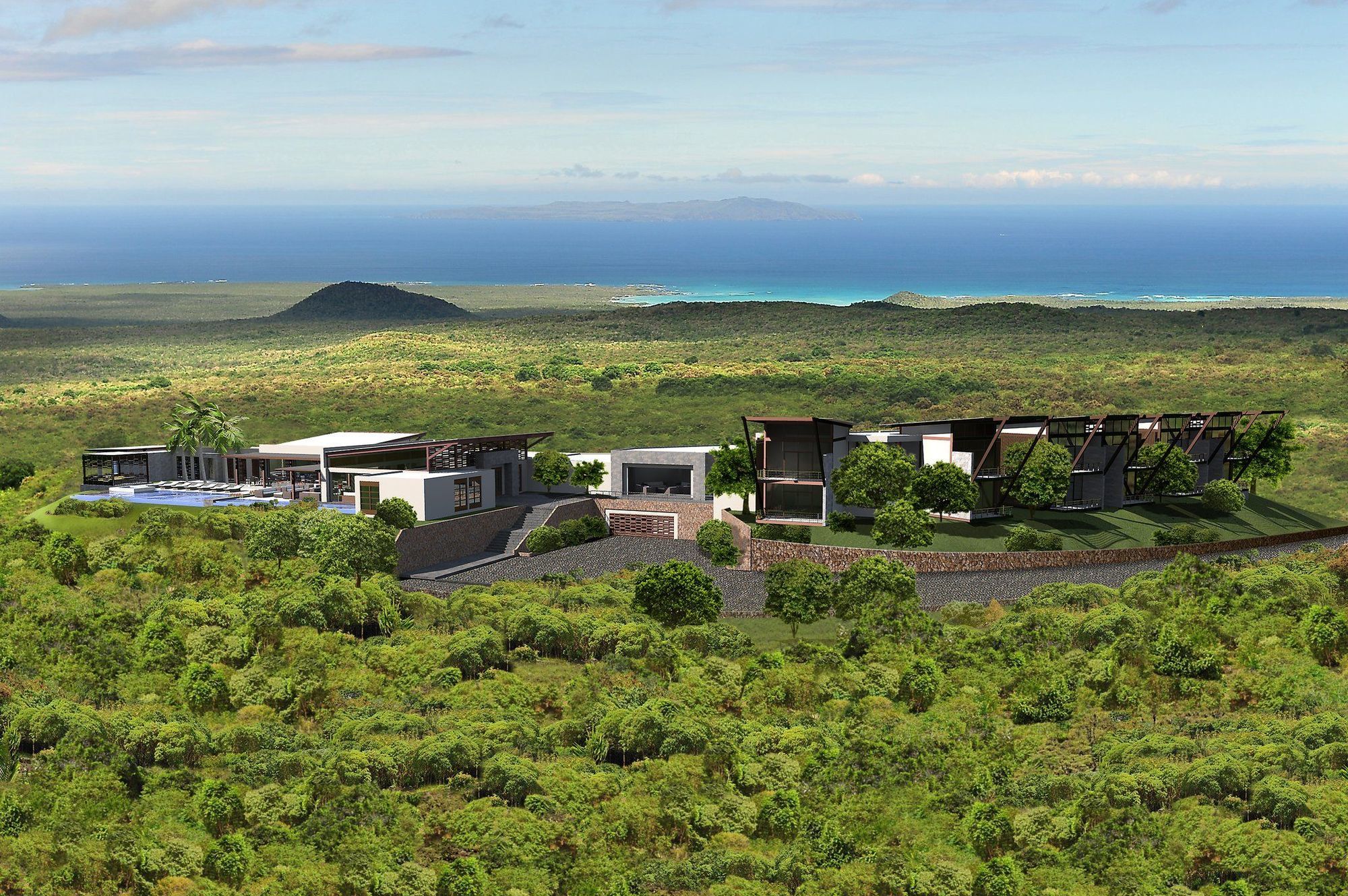 Pikaia Lodge Santa Cruz Island Eksteriør bilde